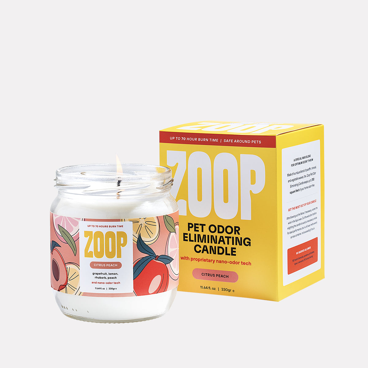 Scented Candle for Pet Homes, Crisp Orchard Fragrance, Non-Toxic and Air Freshening